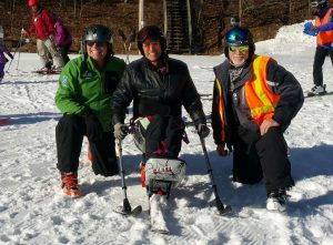 Brumbaugh has helped the Disabled Sports USA chapter and the Sports Parks and Recreation group of Chattanooga, an affiliate chapter of the Disabled Sports USA Adaptive Learn to Ski Program at the Beech Mountain Resort in Beech Mountain, North Carolina with the group.