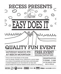 recess presents easy does it