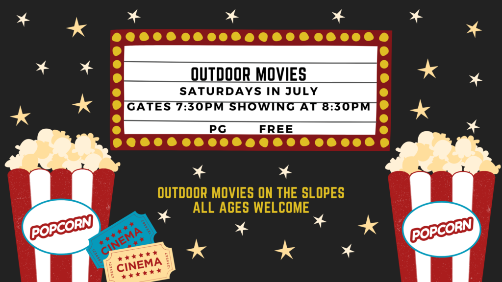 outdoor movie art for free movies under the stars