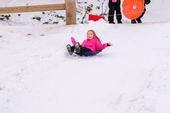 Sledding Hill Beech Mountain NC